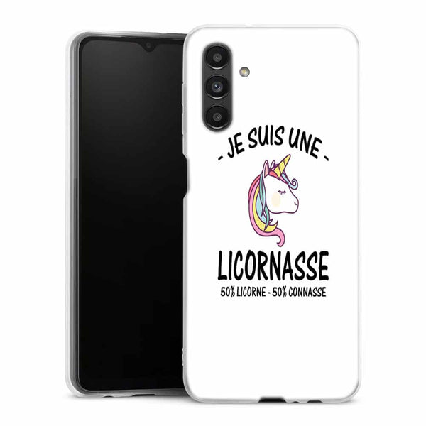 Coque Samsung A04S Je suis une Licornasse